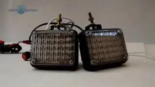 Review strobes on the cars (white) - Autoflagman - Elina