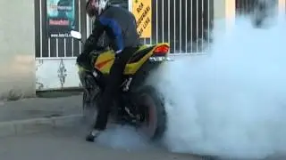 Burnout cu motoare