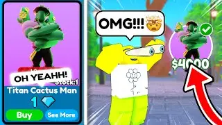 🤯 Bro Sold *Titan Cactus Man* for ONLY 1 GEM?! 💎 Lucky Trades & Open case 💸 - Toilet Tower Defense