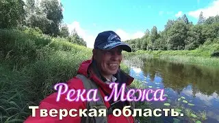 Рыбалка в Тверской области. Река Межа. Спиннинг с берега. Ультралайт