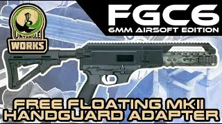 Free floating AR15 shroud adapter for the FGC9 FGC6 FGC68 MKI MKII SD MKIISD platform MKII update