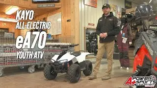 2024 Kayo eA70 All Electric Youth ATV Review Video