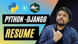 My Resume As A Python - Django Developer (Step-by-Step Tutorial) | Resume For Python Developer