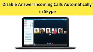 How to disable answer incoming calls automatically in Skype?