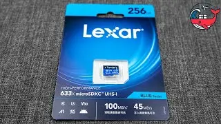 Карта Памяти microSDXC Lexar 256GB 633x UHS-I Blue Series из Китая