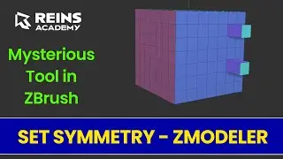 SET SYMMETRY - Polygon Actions - ZModeler - ZBrush