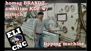 HOMAG BRANDT AMBITION KDF W/ AIRTECH - SINGLE MAGAZINE- Lipping machine