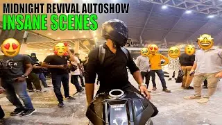 MidNight Revival Auto Show 2024 | Crazy Public Reactions #zx10r