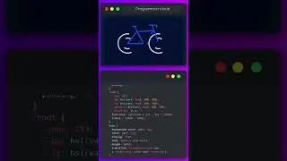 🚲💨 Bicycle Preloader Animation using HTML & CSS