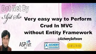 Crud operation in Asp.net MVC without Entity Framework