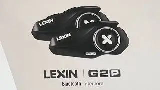 Lexin G2P intercom unboxing #intercom #bluetooth #motorcycle #lexin #unboxing #follow #helmet