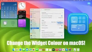 How to Change the Widget Colour on macOS