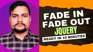 FadeIn and FadeOut on Hover using jQuery | jQuery in Hindi | Tutorial007