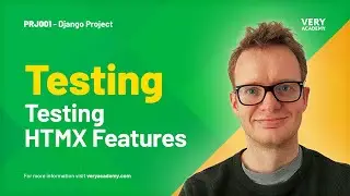 Django Project | Testing a Django HTMX template