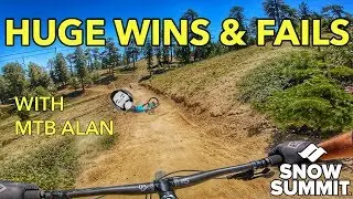 Pushing the limits = more crashes at Snow Summit Bike Park | Mountain Biking Big Bear, California