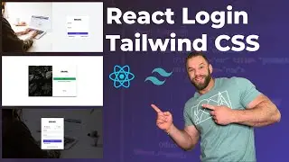 Build 3 Custom Login Pages in React JS Using Tailwind CSS