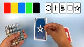 The intuition game with Zener cards 🔥Exercises for intuition developing with INTUITION GAMES