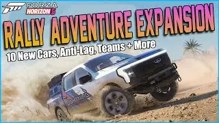 Forza Horizon 5 - Rally Adventure Expansion Info! - Anti-Lag Launch Control, 10 New Cars + More