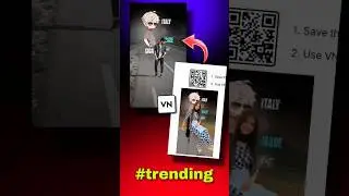 Trending vn new template qr code 🔥 || millionaire song lyrics vn qr code #tutorial #vncode #shorts