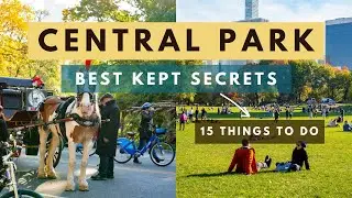 CENTRAL PARK | 15 ICONIC Things to do (perfect for first time visitors)