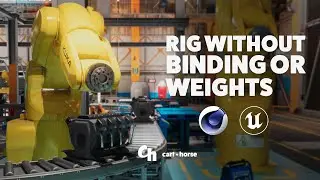 Rig a robot arm in Cinema 4D for Control Rig! (Unreal Engine Tutorial)