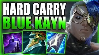 THIS IS HOW BLUE KAYN JUNGLE CAN HARD CARRY GAMES! - Best Build/Runes S+ Guide - League of Legends