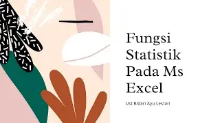 Fungsi Statistik pada Microsoft Excel || TIK Kelas 5