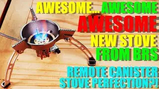 AWESOME New Remote Canister Stove from BRS - Remote Canister Stove PERFECTION? - BRS-11