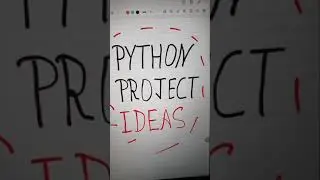 python project ideas | #project #datascience