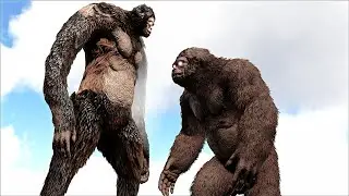 OLD KONG JP BOSS VS BESTIAL TITAN SHINGEKI NO KYOJIN (ARK SURVIVAL EVOLVED BATTLE)