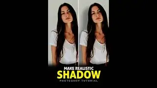 How to Make Realistic Shadow in photoshop Tutorial #ytshorts #shorts #tips #photoshop #tutorial