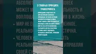 😯3 ПРИНЦИПА ТРАНСЕРФИНГА КОТОРЫЕ ДАЮТ РЕЗУЛЬТАТ! #трансерфингреальности #вадимзеланд #деньги