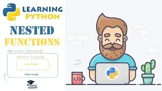 How to use NESTED Functions in Python? (Inner Functions + Closures) - Python Tutorial for Beginners