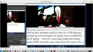testing the Audio-Video sync of a USB WEBCAM using simple Gstreamer AV streaming scripts
