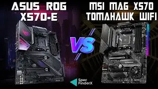 Asus ROG Strix X570-E Gaming vs MSI MAG X570 Tomahawk Wifi