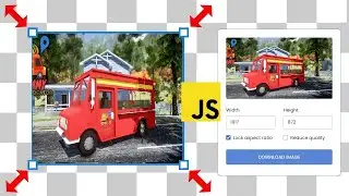 How To Resize an Image with JavaScript | Resize and Compress Images in HTML CSS & JavaScript