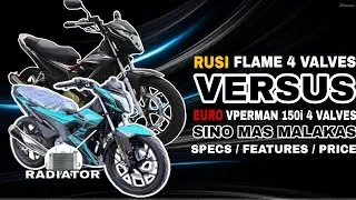 RUSI FLAME 4 VALVES VS VPERMAN 150i 4 VALVES | SINO MAS GUSTO MO | AT KAABANG ABANG NA ILABAS