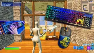 Unboxing Razer x Fortnite Gaming Peripherals + Fortnite Keyboard & Mouse Gameplay 😍