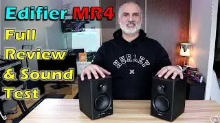 Edifier MR4 full review and sound test. Affordable studio monitors