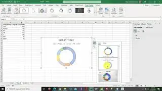 Excel Tips and Tricks #44 How to Create Doughnut Chart