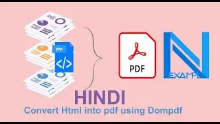 Convert Html into pdf using Dompdf  Hindi/Urdu | Hindi Urdu Tutorial