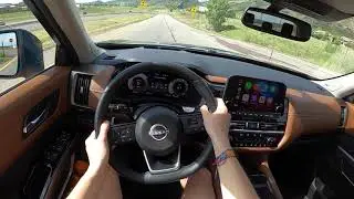 2022 Nissan Pathfinder Platinum 4WD - POV Test Drive (Binaural Audio)