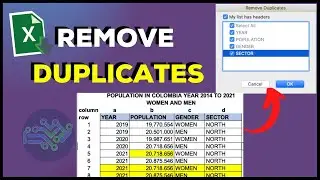 HOW TO REMOVE DUPLICATES IN EXCEL