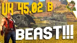 B Stands For BEAST!!! | VK 45.02 B Review | WoT Blitz