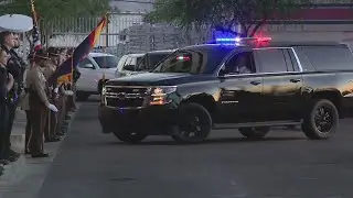 Procession held for Maricopa County Sheriffs Deputy Juan Ruiz