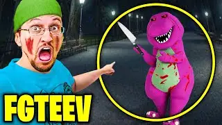 6 YouTubers Who Found Barney.EXE IN REAL LIFE! (FGTeeV, Unspeakable & FV FAMILY)