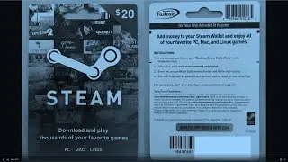 How to Redeem STEAM Wallet Gift Card Code / Steam Instant Digital Code?