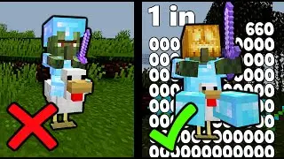 New RAREST Minecraft Mob!   1 in 1 googol