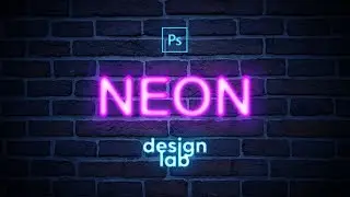 Neon Text Effect / Photoshop Tutorial