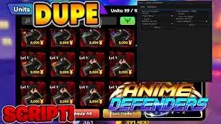 [🗿RAIDS] Anime Defenders SCRIPT / HACK & GUI | ROLLBACK & DUPE SCRIPT AUTO FARM INFINITE RR INF GEMS